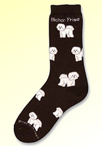 Bichon Frise Socks from Critter Socks