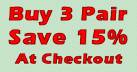 Buy 3 Pair, Save 15% At Checkout