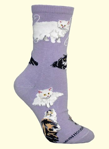 Persian Cat Socks from Critter Socks