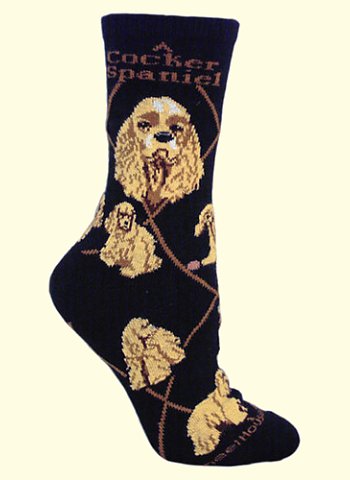 Cocker Spaniel Socks from Critter Socks