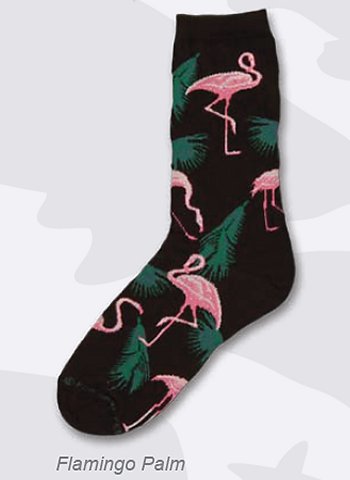 Flamingo Socks from Critter Socks