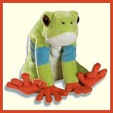 Stuffed Tree Frogs from Stuffed Ark