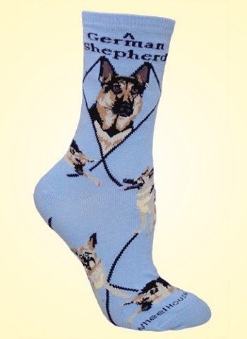 German Shepherd Socks from Critter Socks