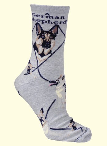 German Shepherd Socks from Critter Socks