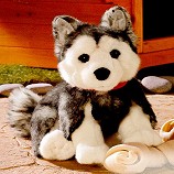 Stuffed Plush Siberian Husky