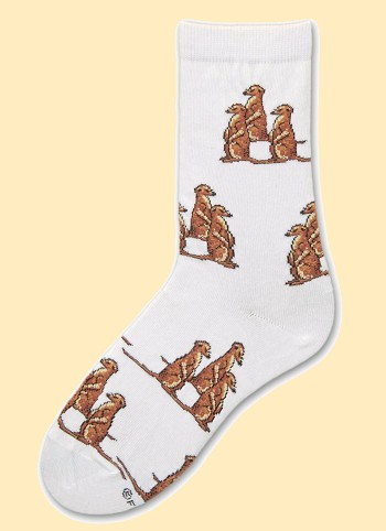 Meerkat Socks from Critter Socks