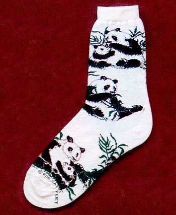 Panda Socks from Critter Socks