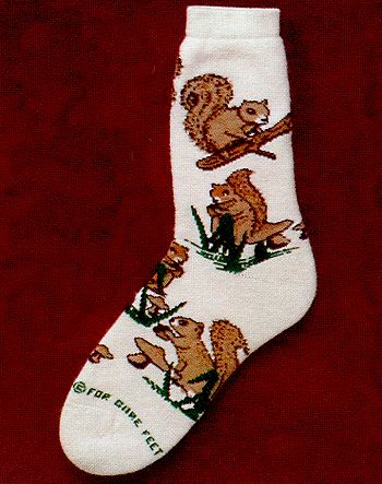 Squirrels Stylish Fully Cushioned Socks