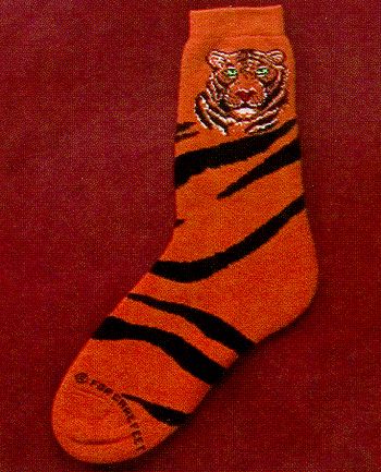 Bengal Tiger Socks from Critter Socks